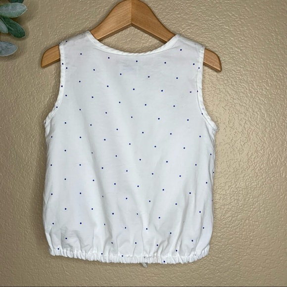 Old Navy ~ Sleeveless Polk Dot Blouse - Picture 2 of 6